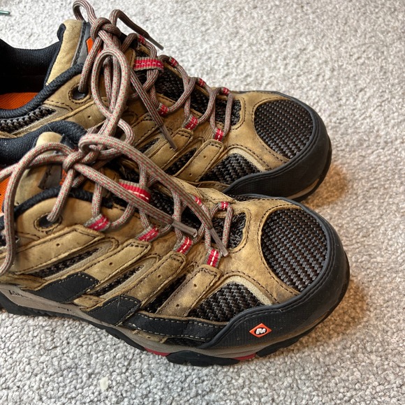 Merrell boots mens 8.5 brown Moab vent 2‎ Waterproof Hiking outdoor gorpcore main image 9